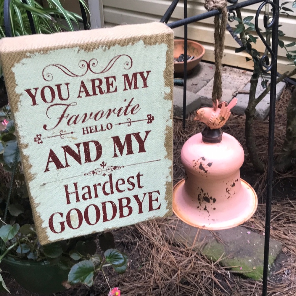 Sentimental quotes home decor